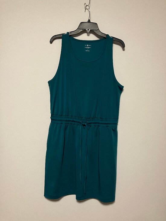 Lou & Grey Dresses & Skirts - Lou & Grey Luvstretch Drawstring Pockets Tank Dress Teal, Size Large, Drawstring
